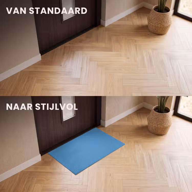 Deurmat - Steel - Blue - Blauw — 3