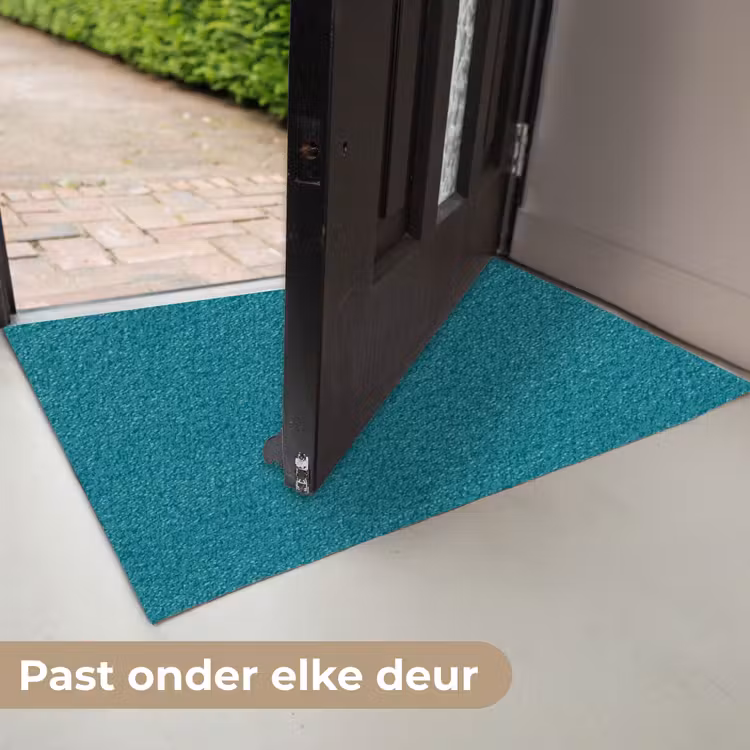 Deurmat - Tropical - Peacock - Blauw — 7