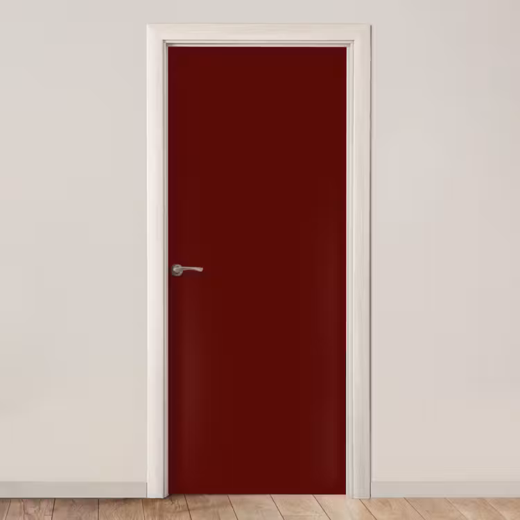 Deursticker - Burnt - Mahogany - Rood — 1