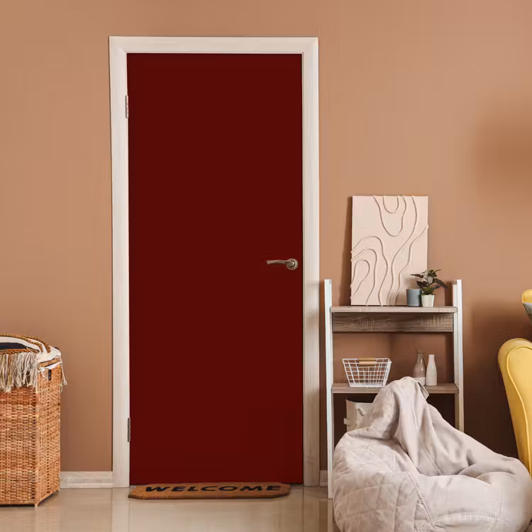 Deursticker - Burnt - Mahogany - Rood — 2