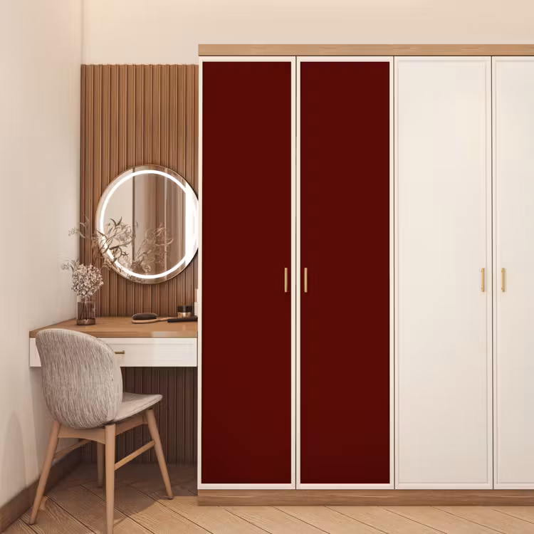 Deursticker - Burnt - Mahogany - Rood — 5