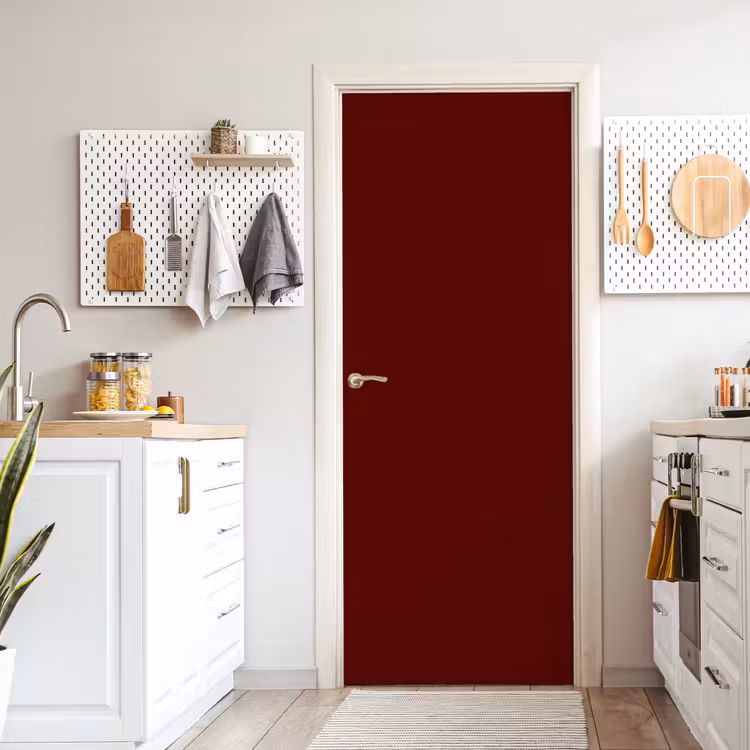 Deursticker - Burnt - Mahogany - Rood — 7