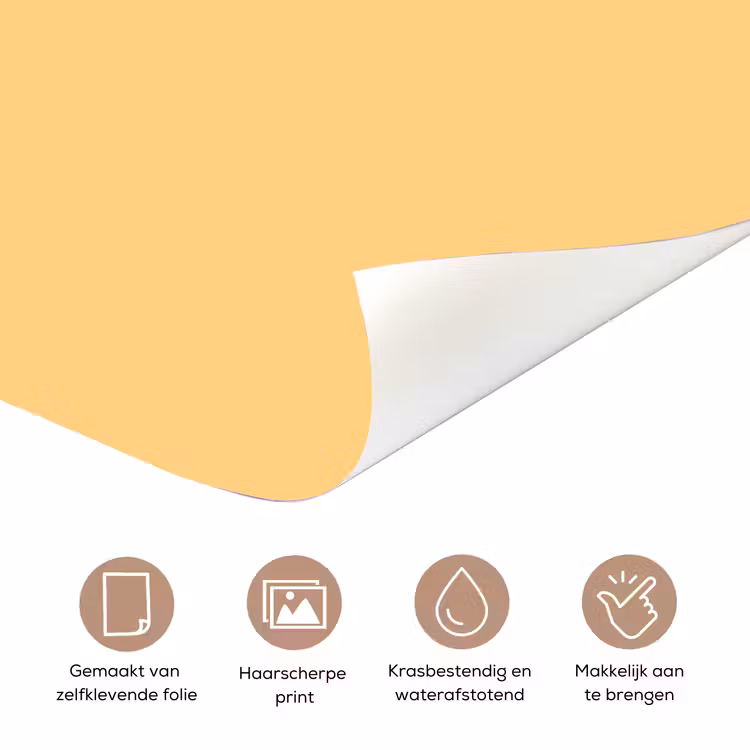 Deursticker - Apricot - Ice - Oranje — 3