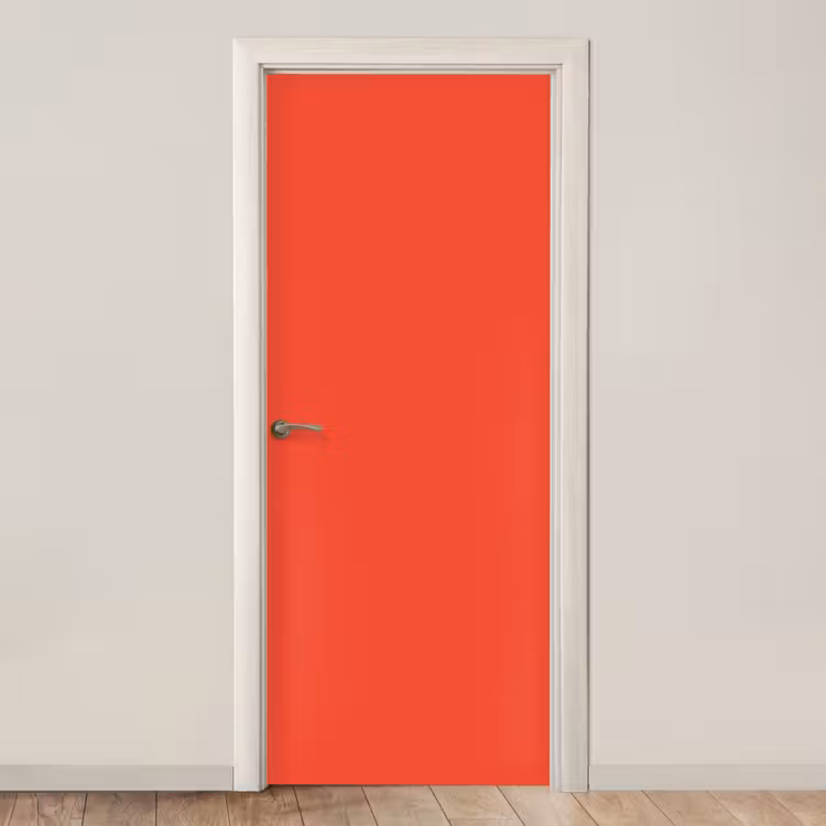 Deursticker - Burnt - Coral - Oranje — 1