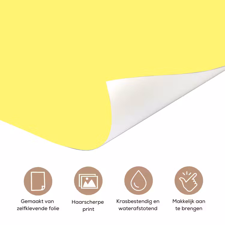 Deursticker - Buttery - Beige - Geel — 3