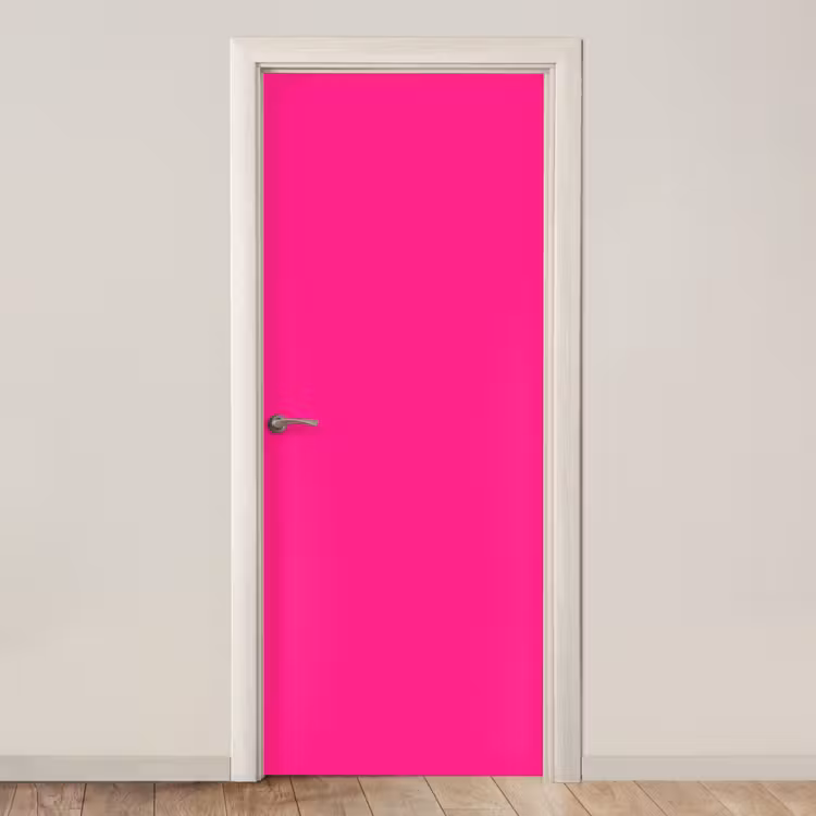 Deursticker - Hot - Fuchsia - Roze — 1