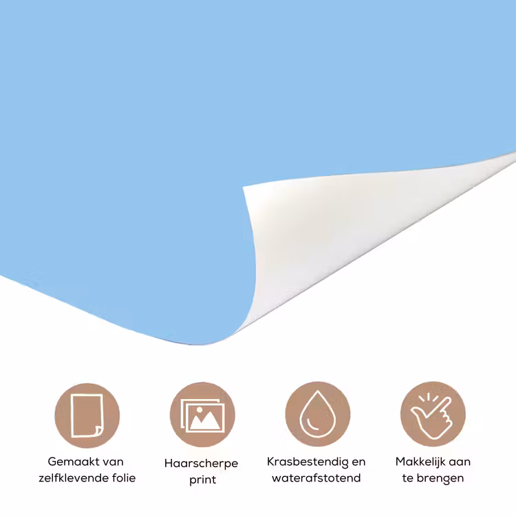 Deursticker - Baby - Blue - Blauw — 3