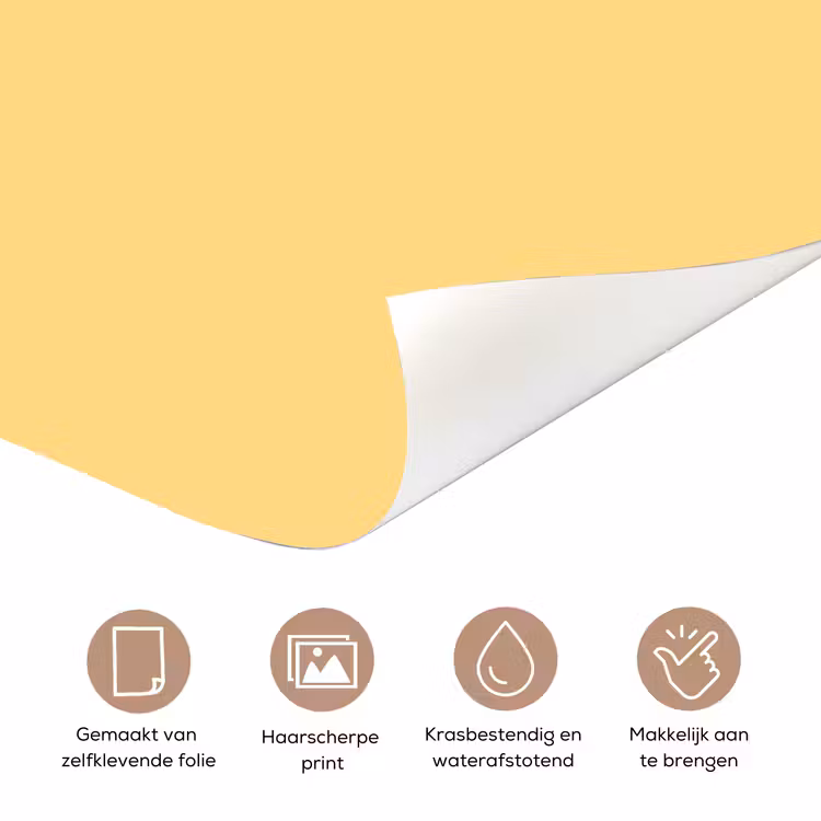 Deursticker - Butter - Geel - Yellow — 3