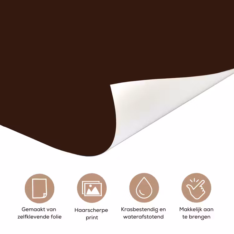 Deursticker - Dark - Chocolate - Bruin — 3