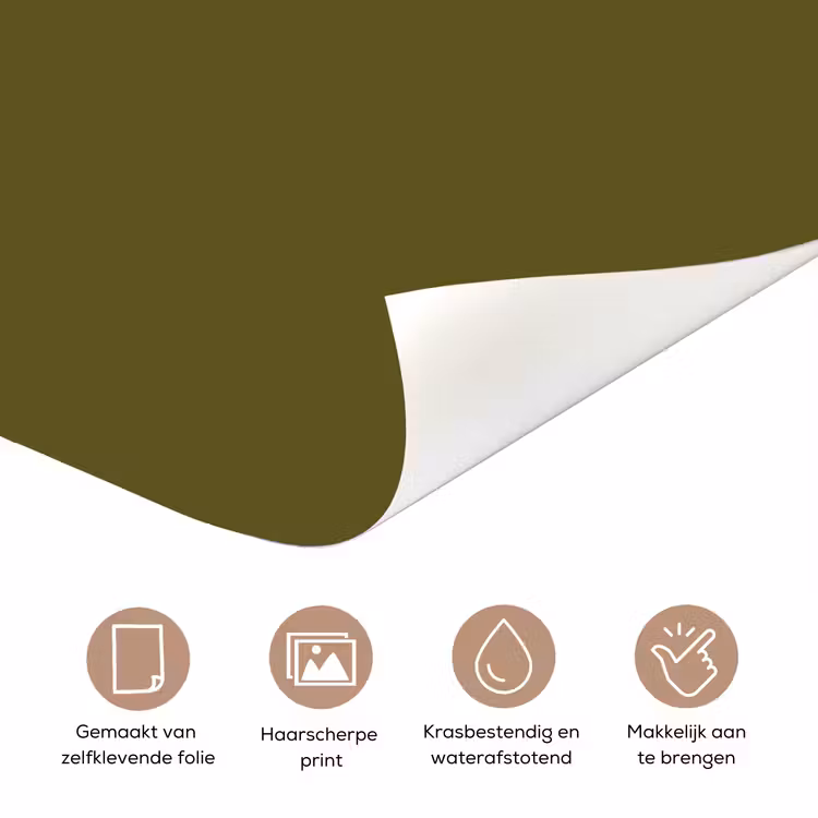 Deursticker - Dark - Olive - Groen — 3