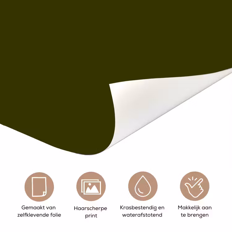 Deursticker - Dark - Olive - Groen — 3