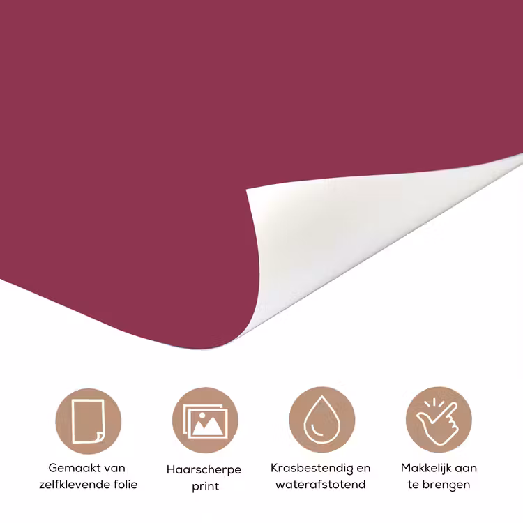 Deursticker - Deep - Rasberry - Rood — 3