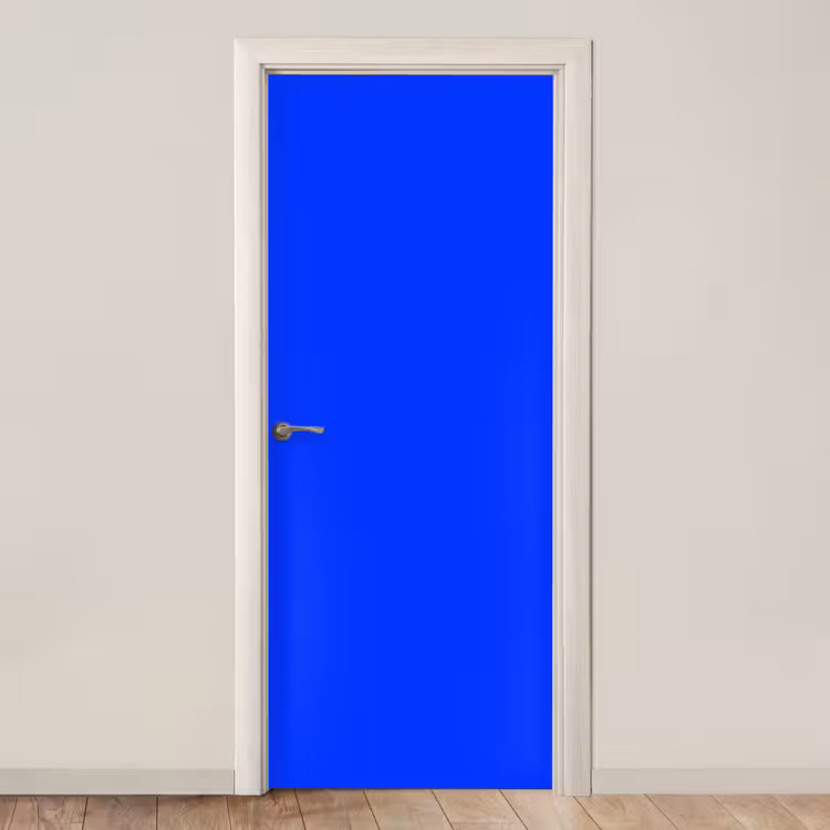 Deursticker - Electric - Blue - Blauw — 1