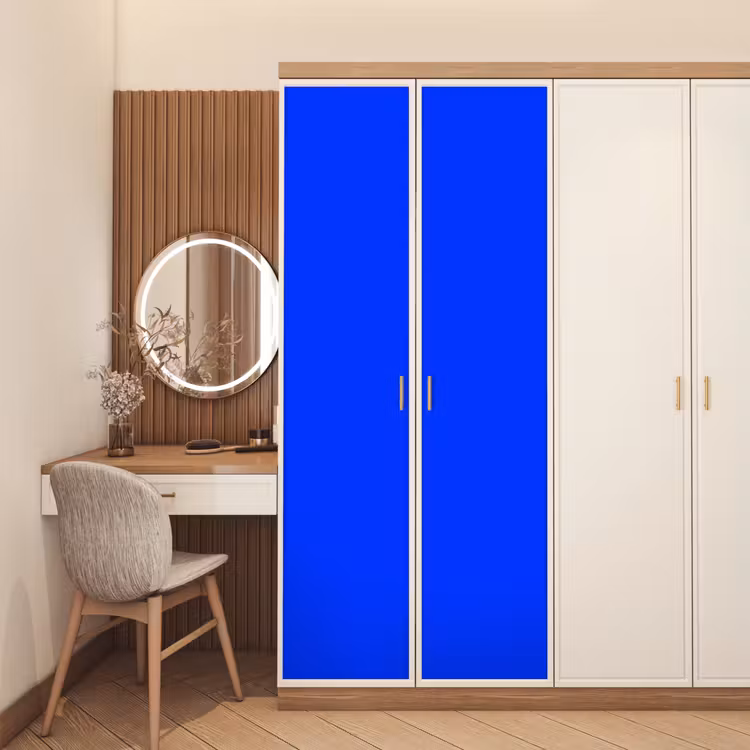 Deursticker - Electric - Blue - Blauw — 5