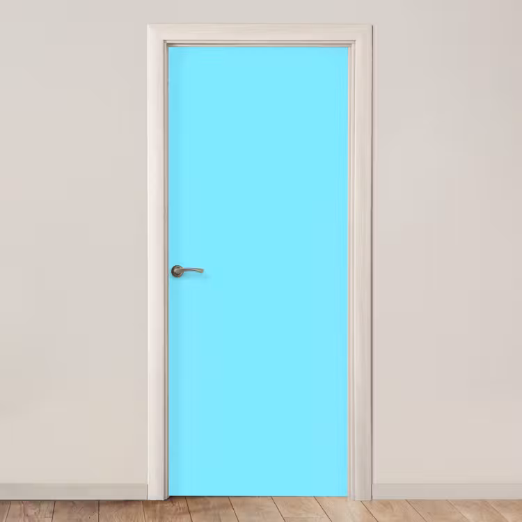 Deursticker - Electric - Cyan - Blauw — 1