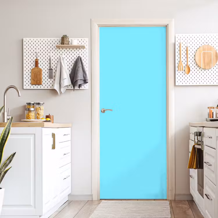 Deursticker - Electric - Cyan - Blauw — 7