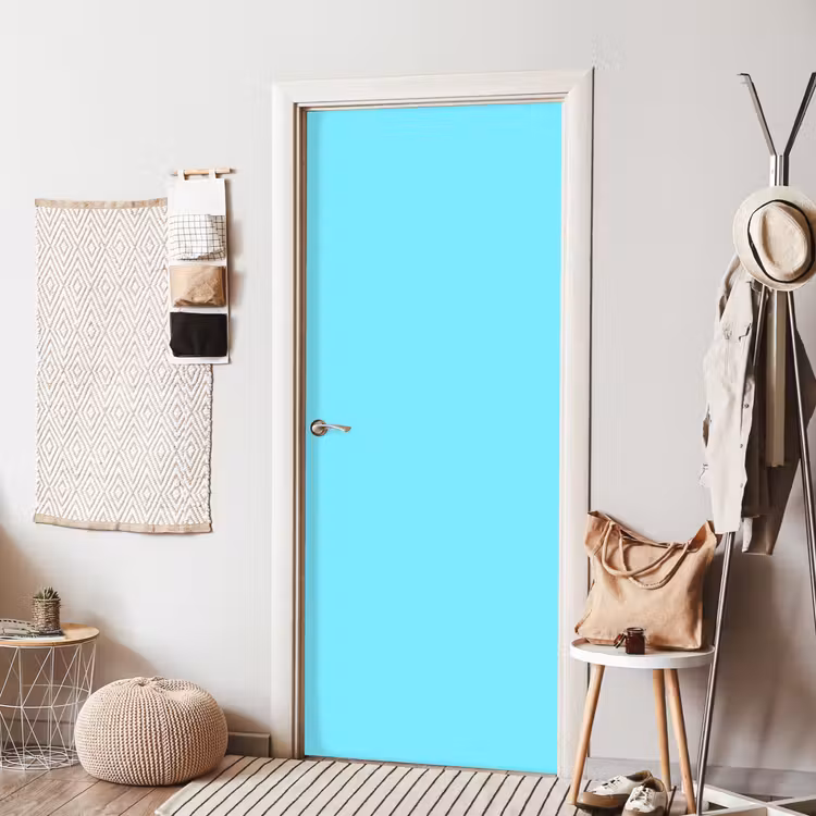 Deursticker - Electric - Cyan - Blauw — 8