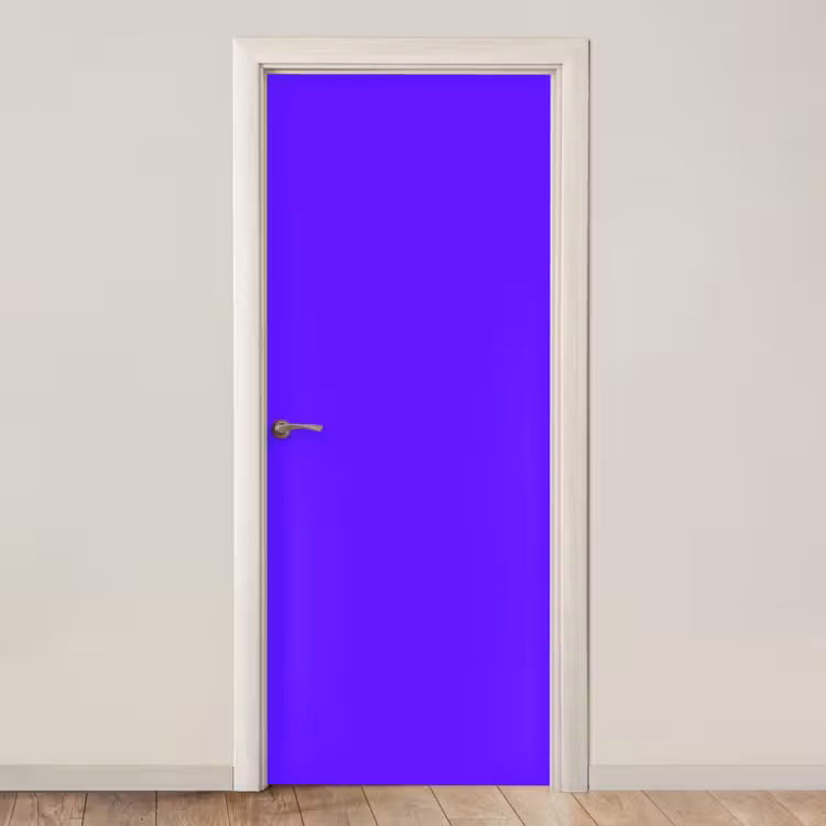 Deursticker - Electric - Indigo - Paars — 1