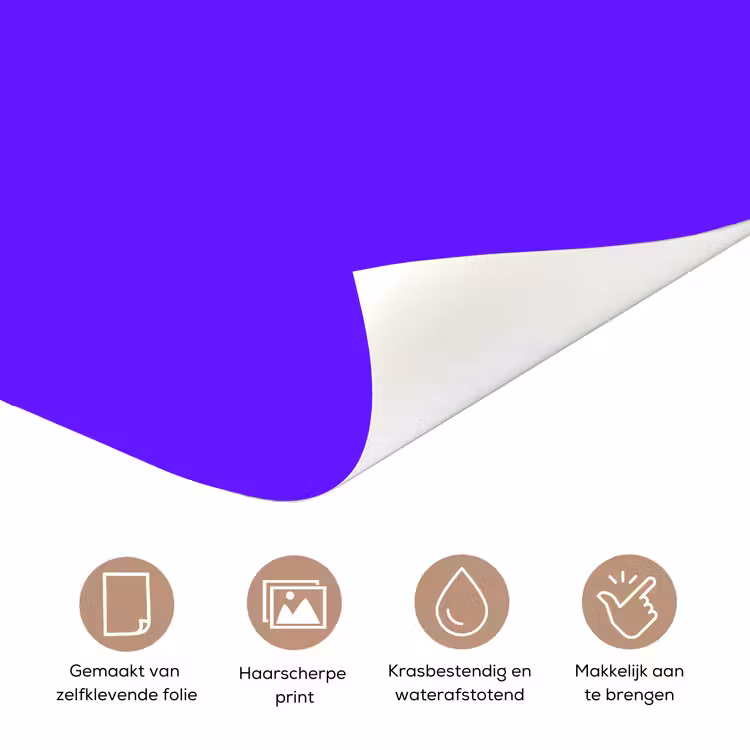 Deursticker - Electric - Indigo - Paars — 3