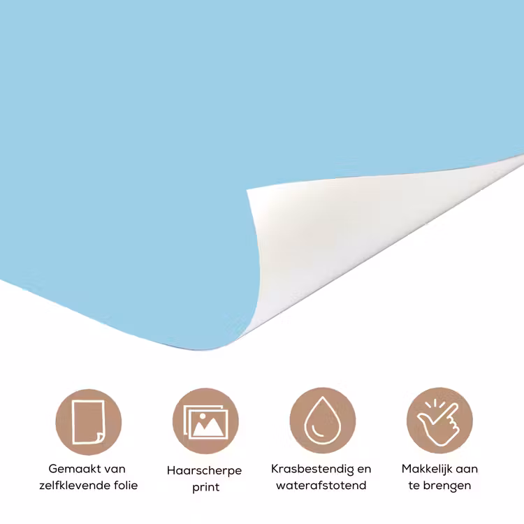 Deursticker - Ice - Blue - Blauw — 3