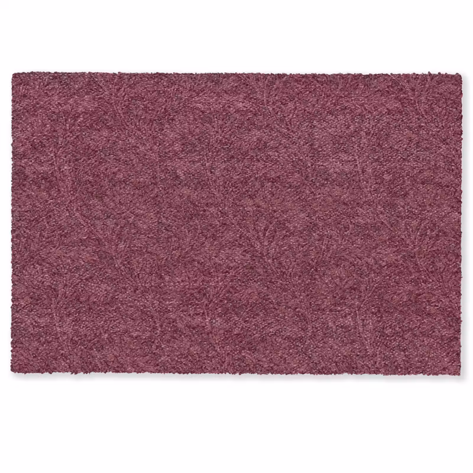 Deurmat - Bladeren - Patroon - Paars — 1