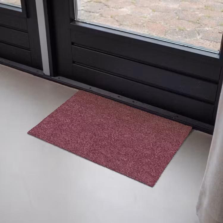Deurmat - Bladeren - Patroon - Paars — 2
