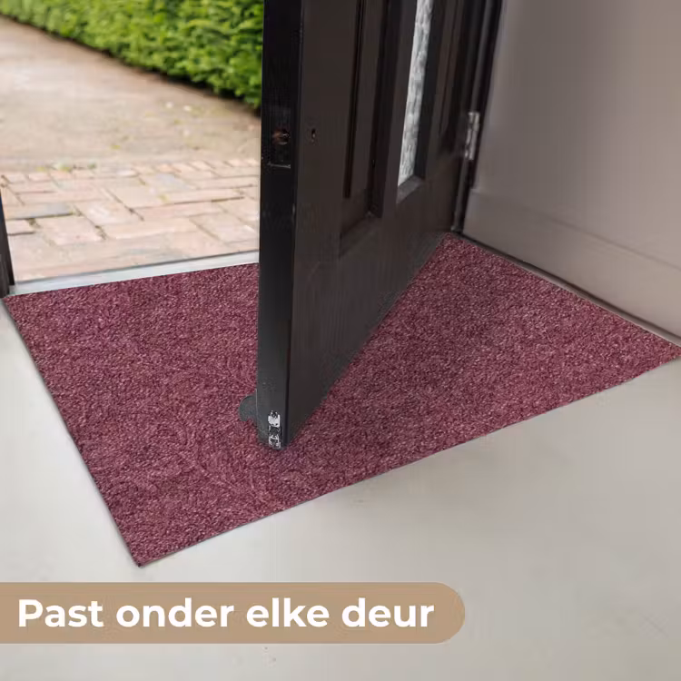 Deurmat - Bladeren - Patroon - Paars — 7