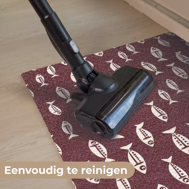 Deurmat - Vissen - Grafisch - Patroon - Donker — 9