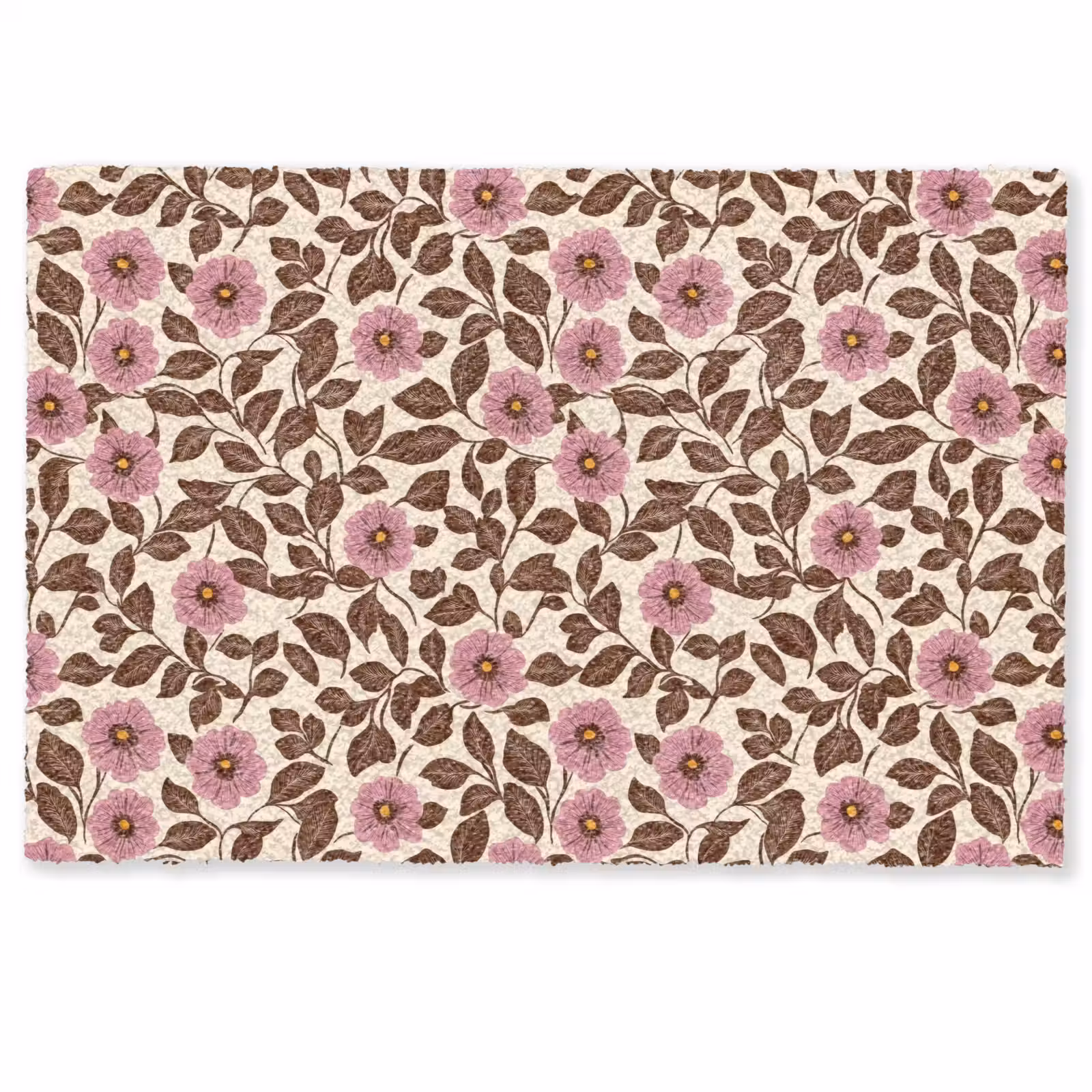 Deurmat - Bloemen - Bladeren - Kleurrijk — 1