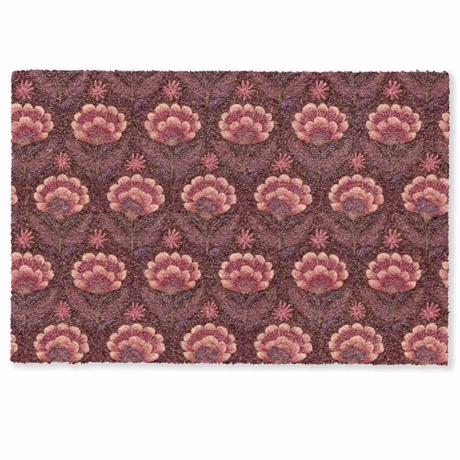 Deurmat - Bloemen - Waaier - Paars — 1