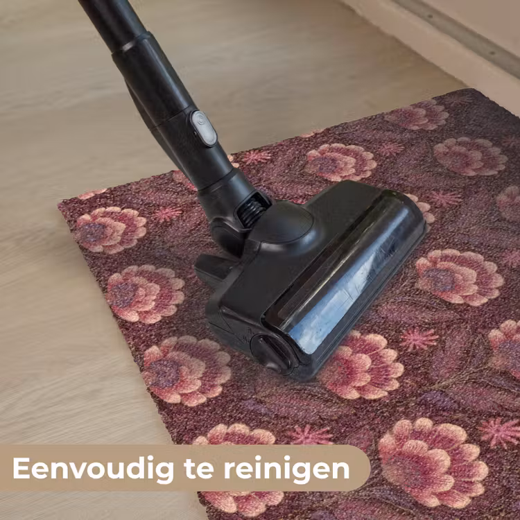 Deurmat - Bloemen - Waaier - Paars — 9