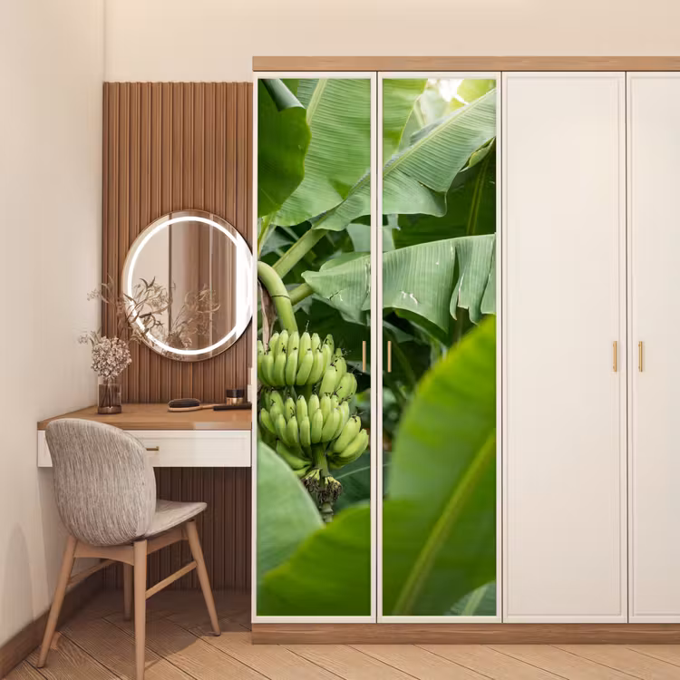 Deursticker - Eten - Bananen - Plantage - Groen — 5