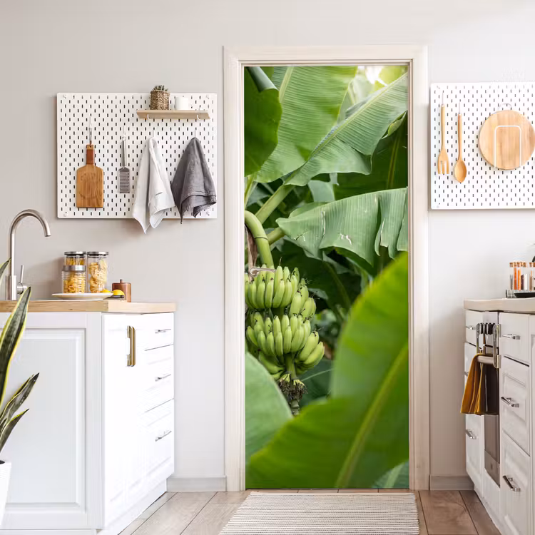 Deursticker - Eten - Bananen - Plantage - Groen — 7