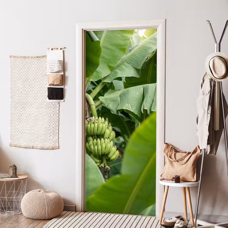 Deursticker - Eten - Bananen - Plantage - Groen — 8