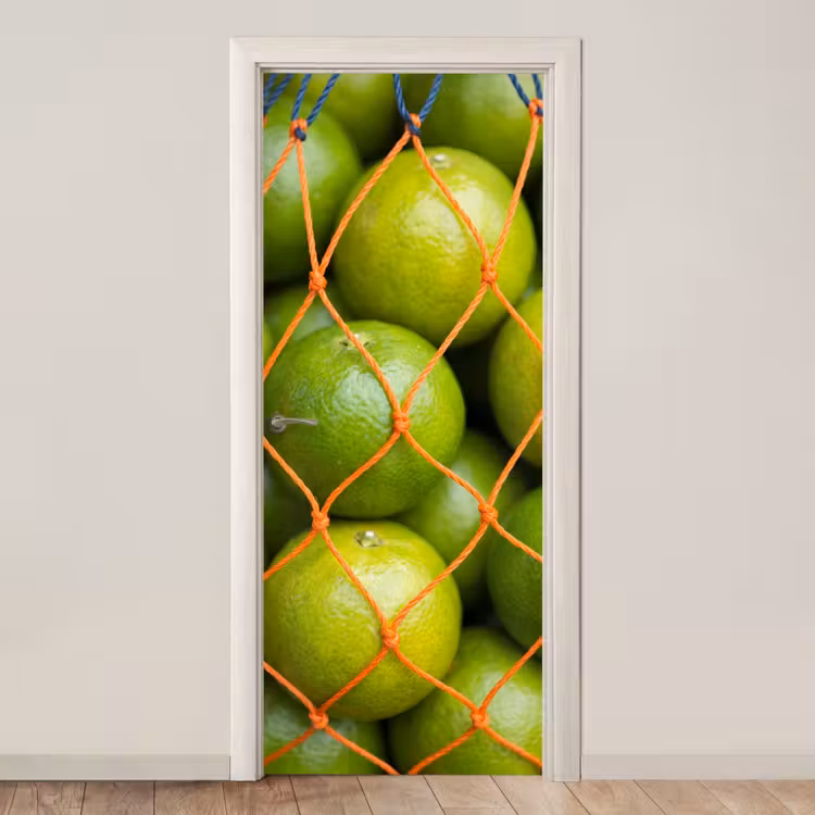Deursticker - Eten - Net - Groen - Markt — 1