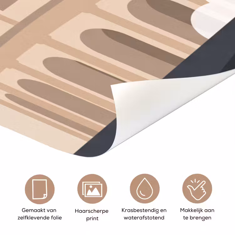 Deursticker - Colosseum - Zonsopgang - Rome - Architectuur - Beige — 3