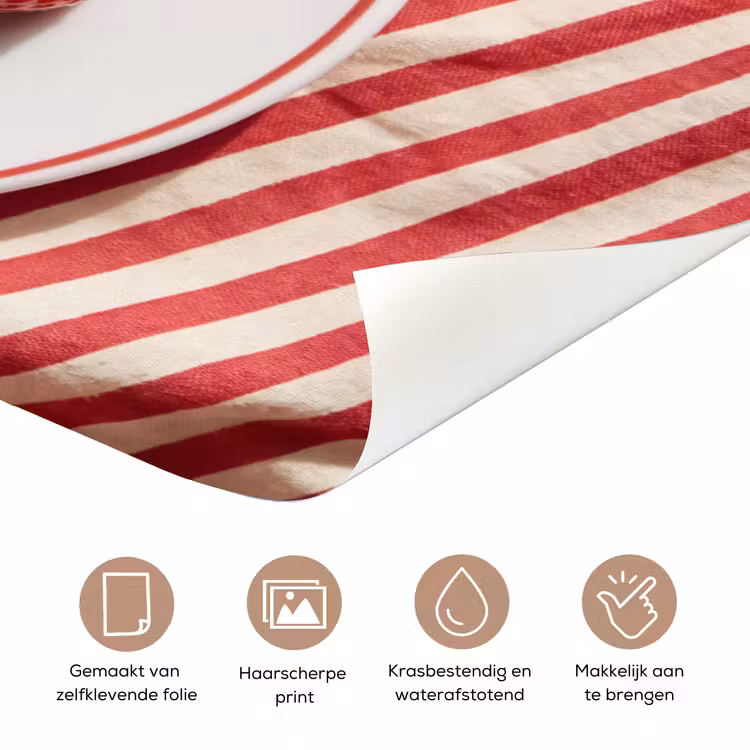 Deursticker - Eten - Aardbeien - Fruit - Zomer - Rood — 3