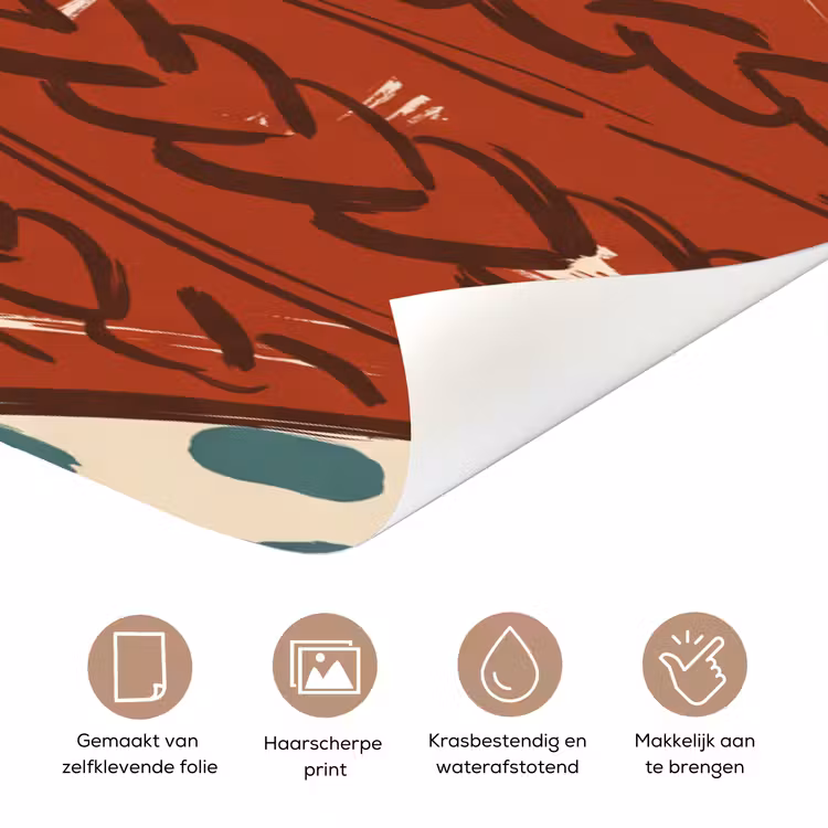 Deursticker - Hond - Trui - Winter - Dieren - Rood — 3