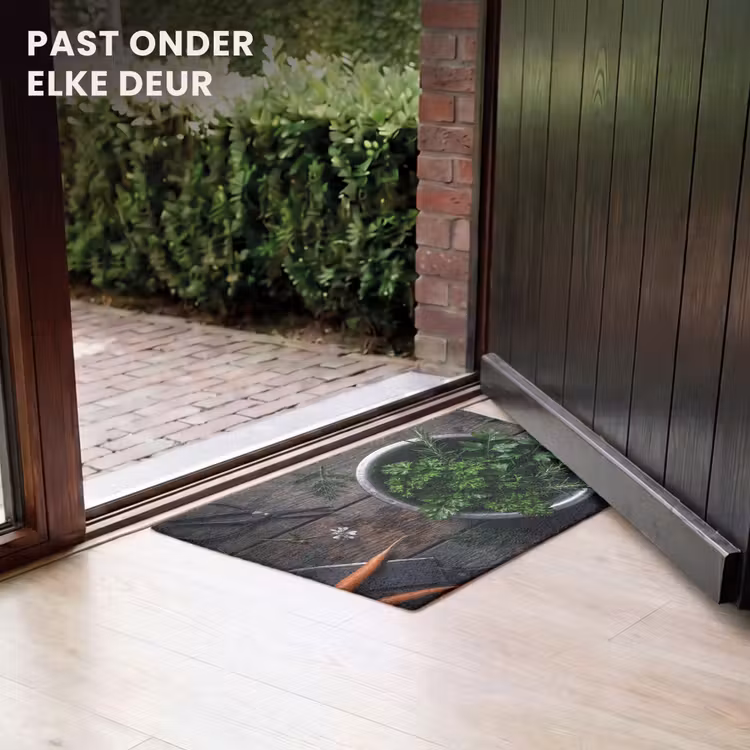 Deurmat - Groenten - Hout - Eten — 7