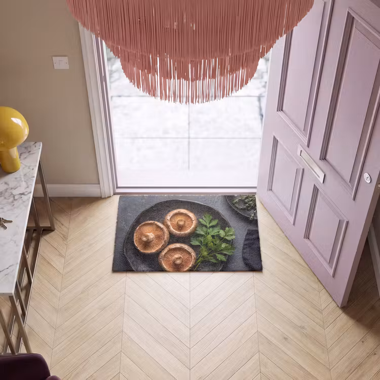 Deurmat - Paddestoelen - Kruiden - Eten — 4