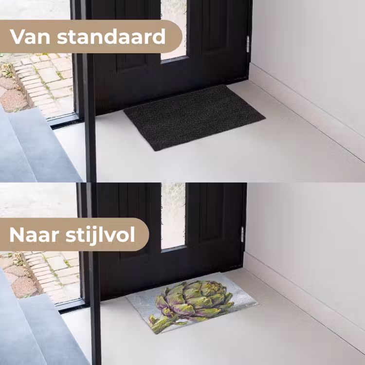 Deurmat - Eten - Artisjok - Modern — 3