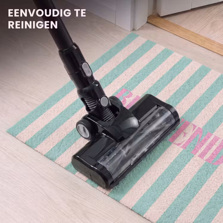 Deurmat - Roze - Groen - Strepen - Bienvenido — 9