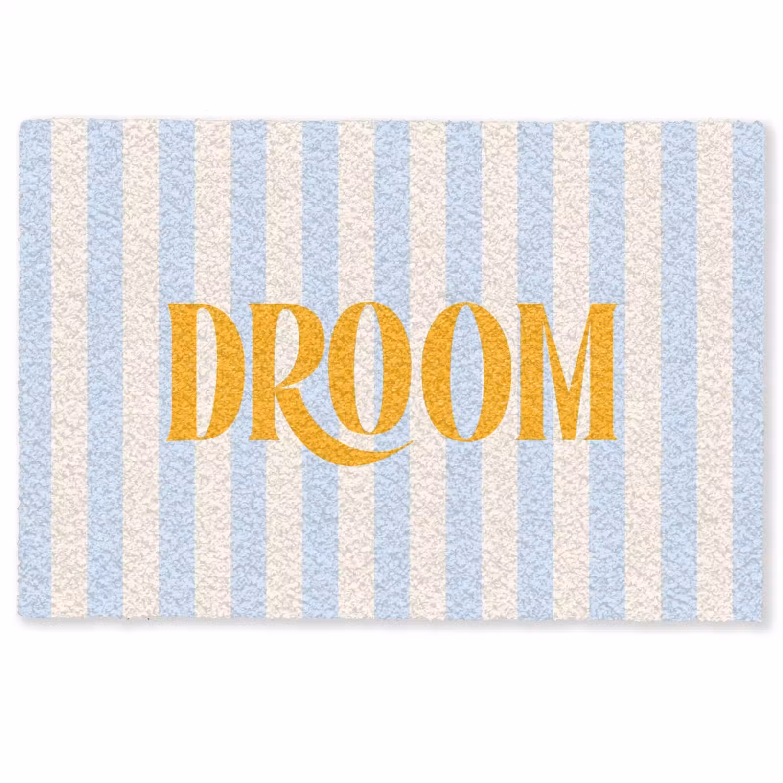 Deurmat - Oranje - Blauw - Strepen - Droom — 1