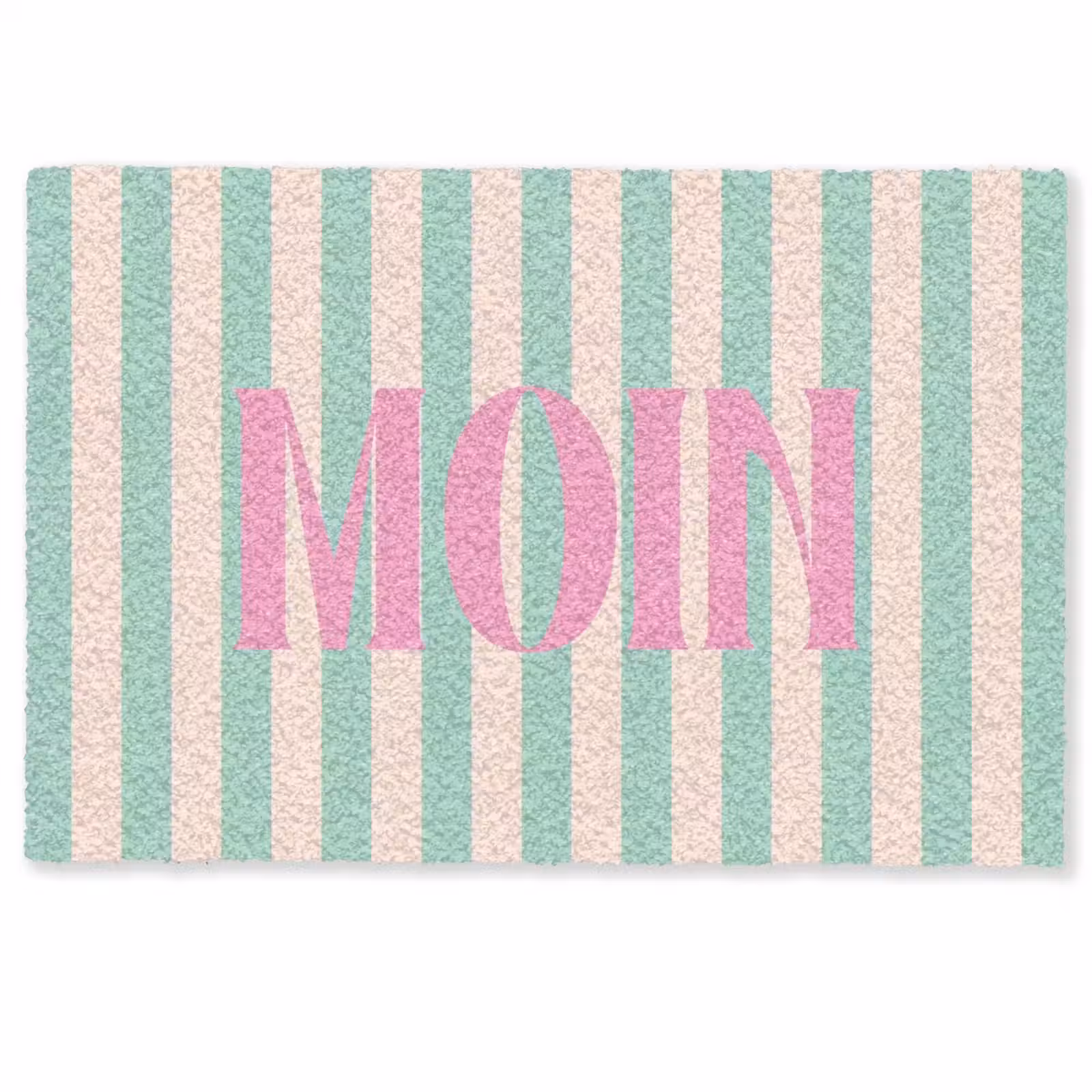Deurmat - Roze - Groen - Strepen - Moin — 1