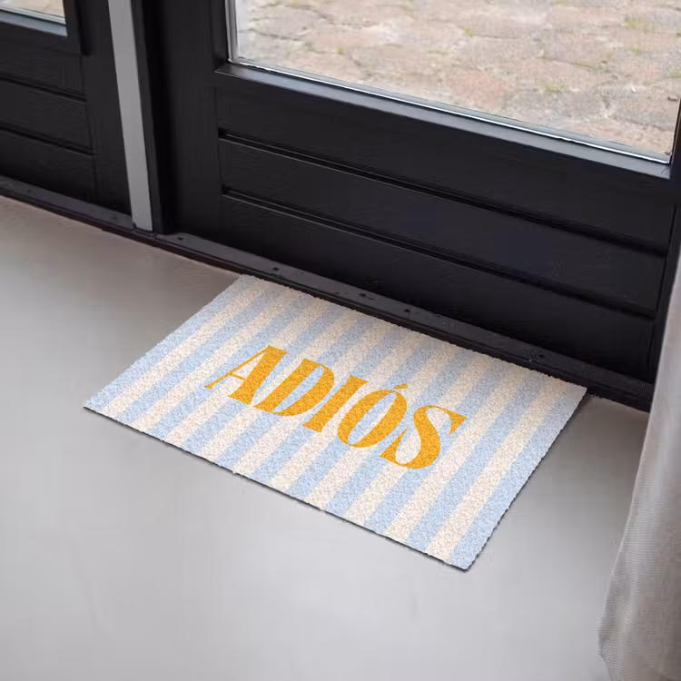 Deurmat - Oranje - Blauw - Strepen - Adiós — 2