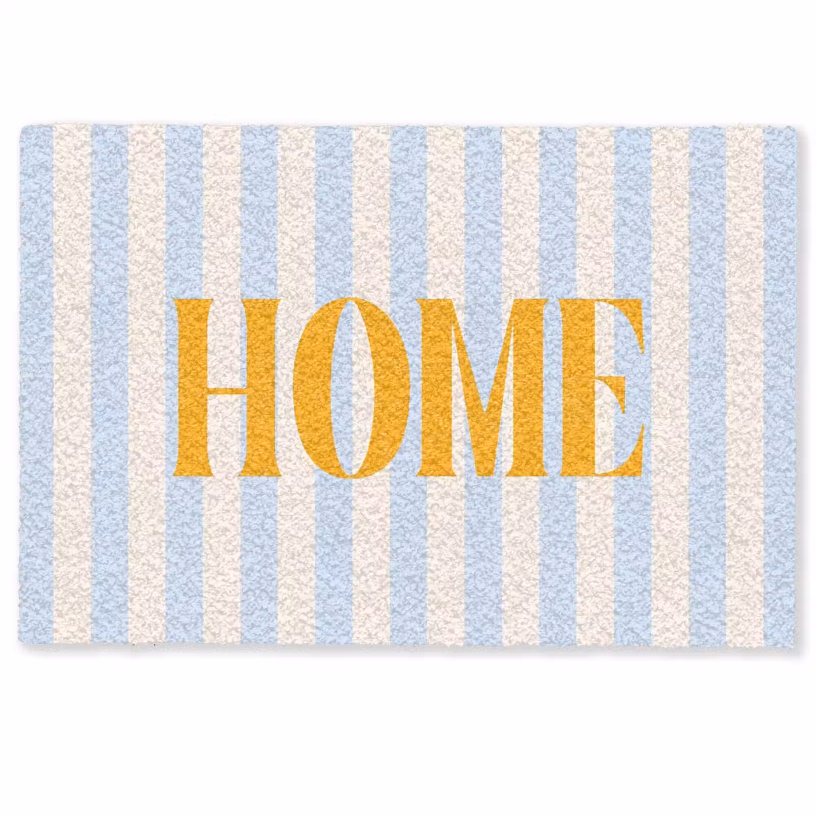 Deurmat - Oranje - Blauw - Strepen - Home — 1