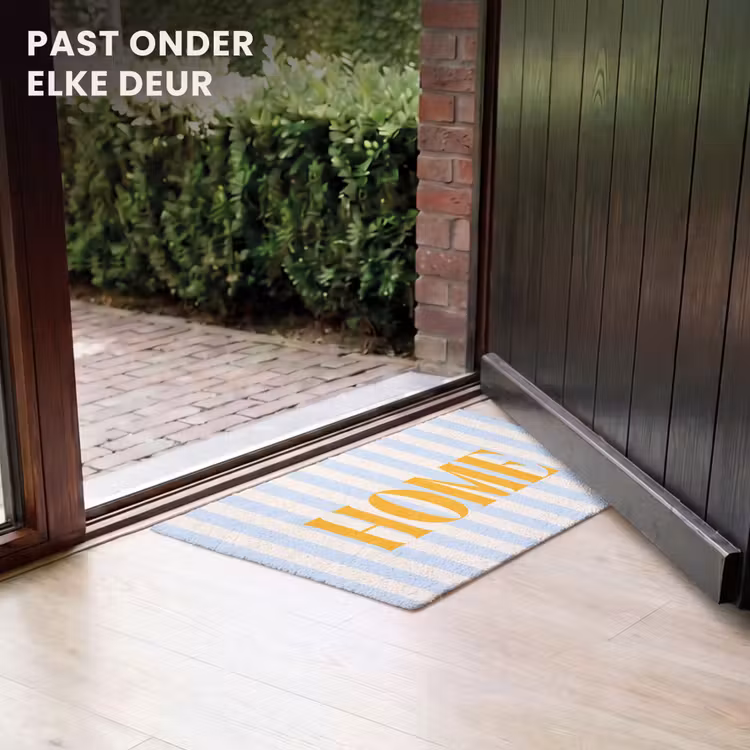 Deurmat - Oranje - Blauw - Strepen - Home — 7