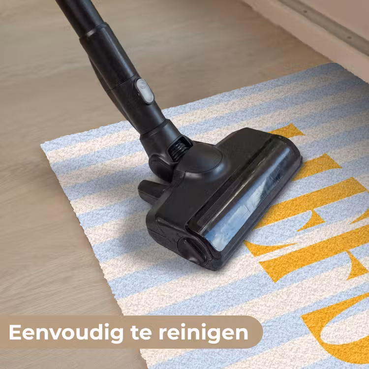 Deurmat - Oranje - Blauw - Strepen - Liefs — 9