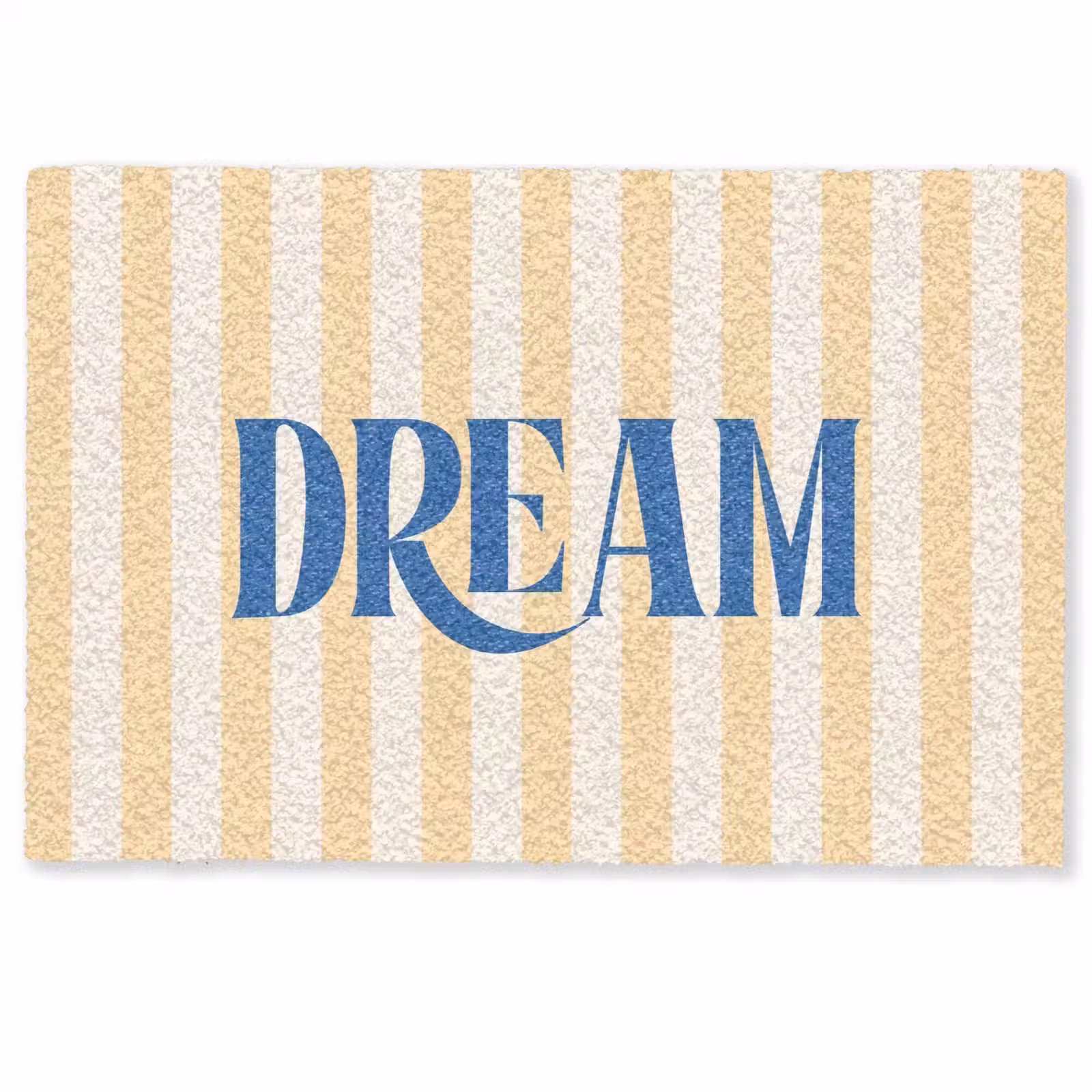 Deurmat - Blauw - Geel - Strepen - Dream — 1