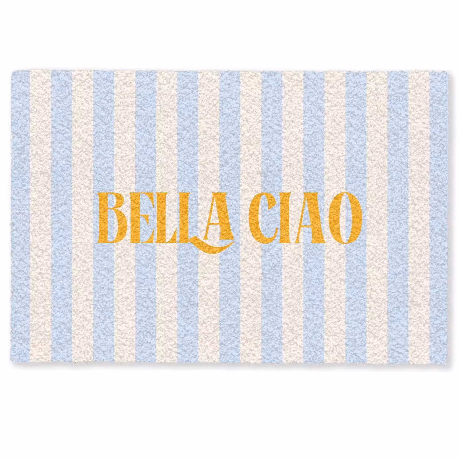 Deurmat - Oranje - Blauw - Strepen - Bella ciao — 1